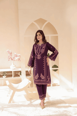 2 Piece – Embroidered Cotton Suit 30 - Nishat Creative Store
