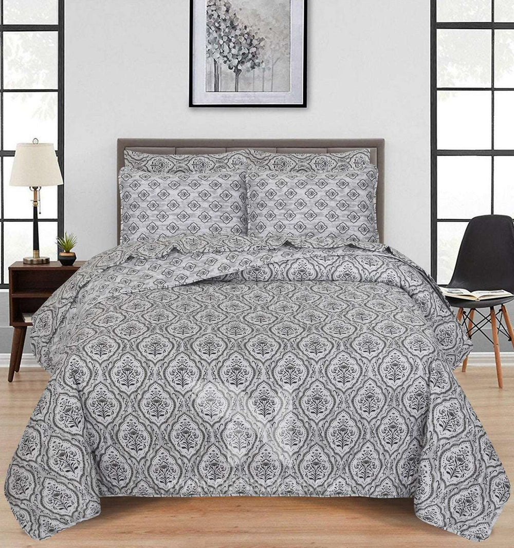 Quilted Comforter Set 6 Pcs Design 1003