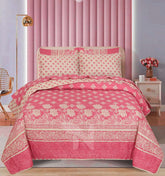 Quilted Comforter Set 6 Pcs Design 1004