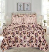 Quilted Comforter Set 6 Pcs Design 1009