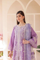 3 Piece – Embroidered Cotton Suit 12 - Nishat Creative Store