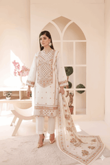 3 Piece – Embroidered Cotton Suit 16 - Nishat Creative Store