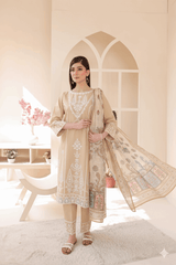3 Piece – Embroidered Cotton Suit 21 - Nishat Creative Store