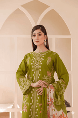 3 Piece – Embroidered Cotton Suit 27 - Nishat Creative Store