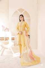 3 Piece – Embroidered Cotton Suit 28 - Nishat Creative Store
