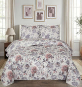Quilted Comforter Set 6 Pcs Design 1018