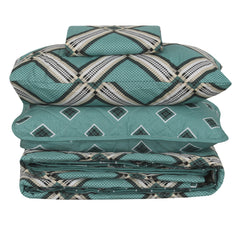 Quilted Comforter Set 6 Pcs Design 1037