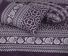 Quilted Comforter Set 6 Pcs Design 1040