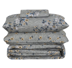 Quilted Comforter Set 6 Pcs Design 1036