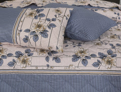 Quilted Comforter Set 6 Pcs Design 1033