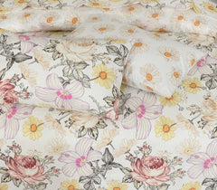 Floral Quilt Cover 6 Pcs Design #254