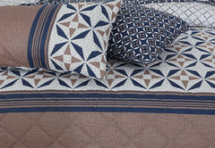 Quilted Comforter Set 6 Pcs Design 924