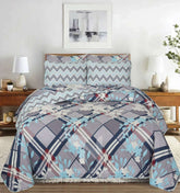 Quilted Comforter Set 6 Pcs Design 1020