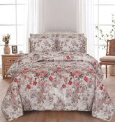 Quilted Comforter Set 6 Pcs Design 1011