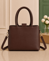 Classic chcekered Pattern Handbag
