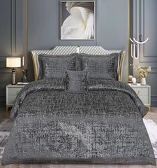 Heavy Velvet Texture Bed Sheet Set –4 Pcs Design #576