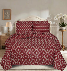 Quilted Comforter Set 6 Pcs Design 1047