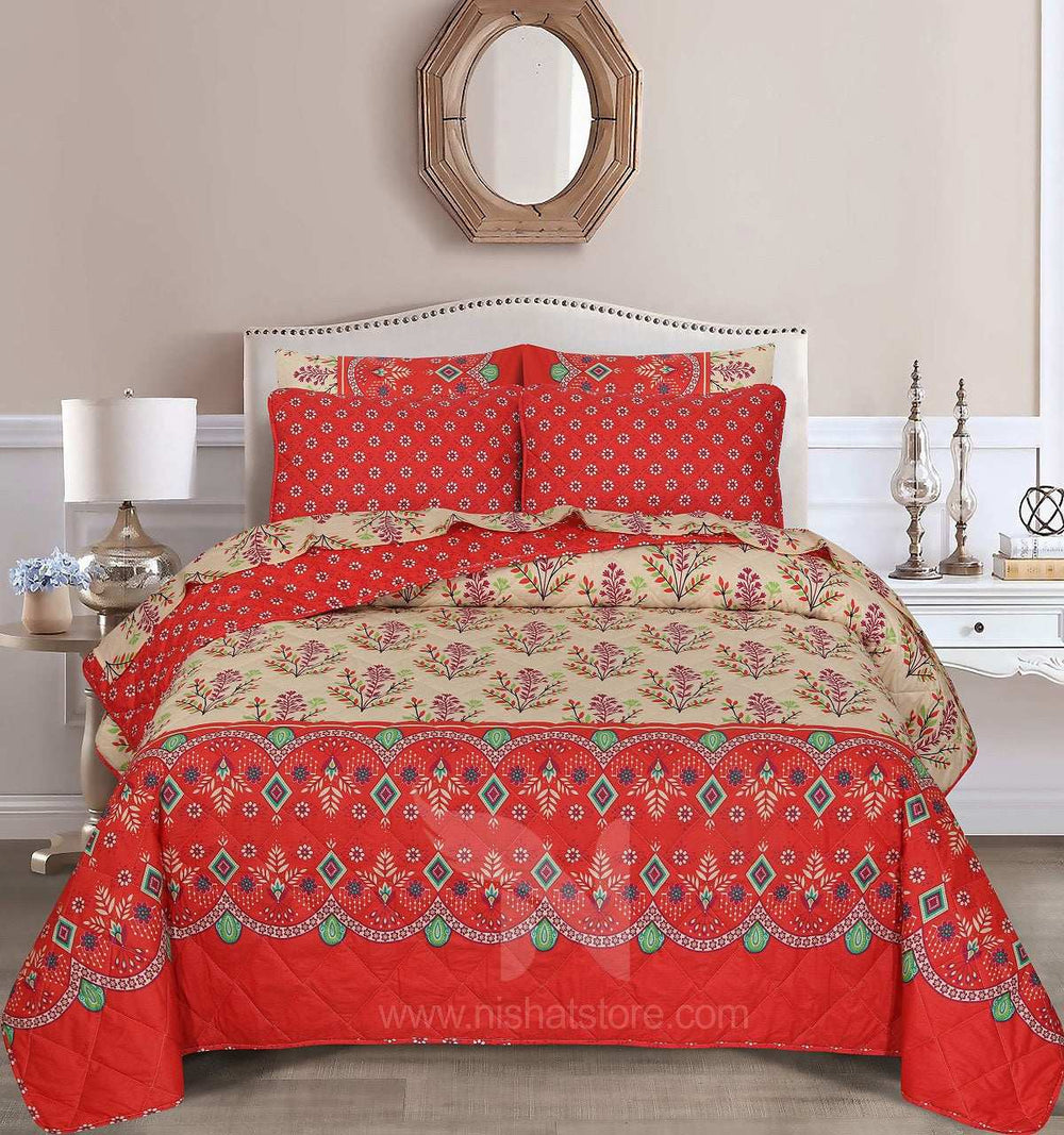 Quilted Comforter Set 6 Pcs Design 931