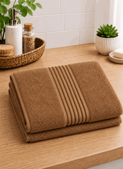 Slate Stripe Bath Towel