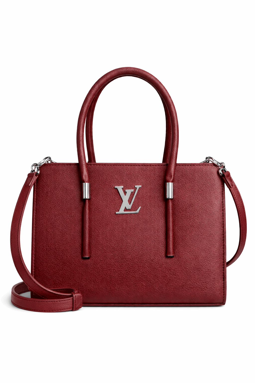 Maroon Vegan Leather Satchel