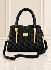D.BERRY Quilted Leather Satchel