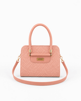 Dual Tone Textured Hand bag