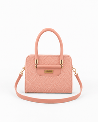 Dual Tone Textured Hand bag