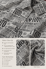 White Typographic Printed Shirt