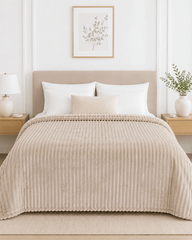 Fluffy Stripe Ac Blanket Double NCS# 206