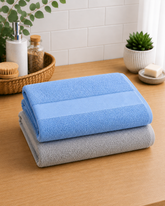 Plain Border Bath Towel