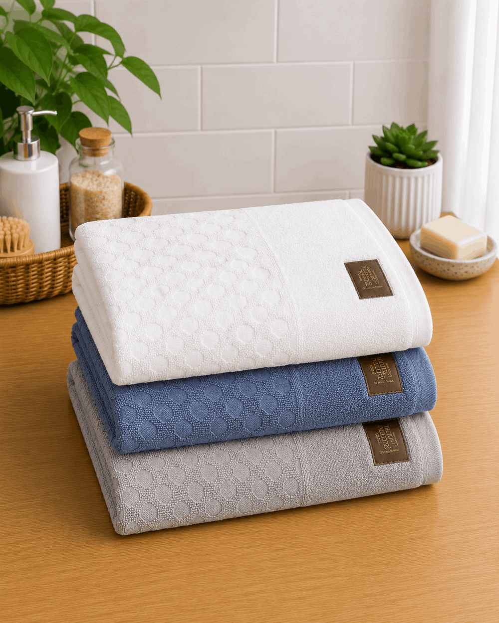 Polka Dots Bath Towel