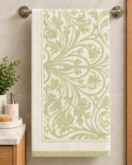 Floral Damask Bath Towel