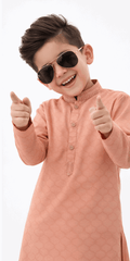 Boy Embroidered Self Shalwar Kameez KDC 018 - Nishat Creative Store