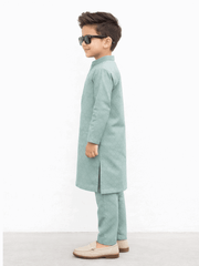 Boy Embroidered Self Shalwar Kameez KDC 019 - Nishat Creative Store