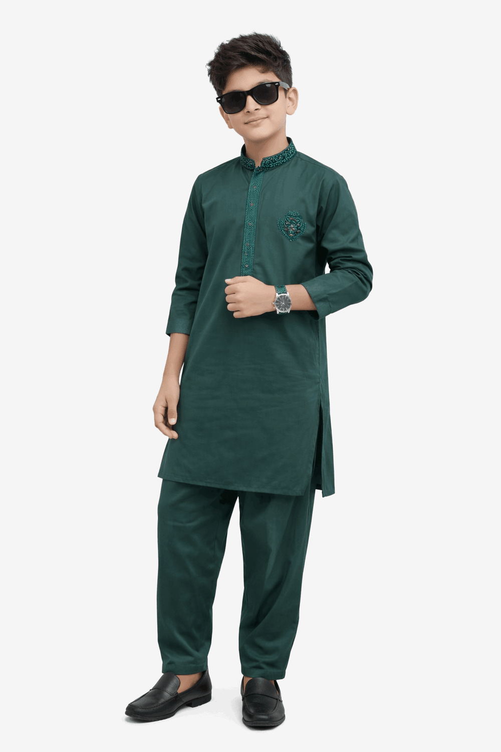 Boy Embroidered Shalwar Kameez KDC 011 - Nishat Creative Store