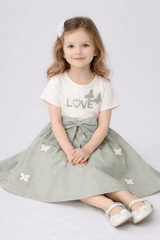 Butterfly Bow Party Dress
