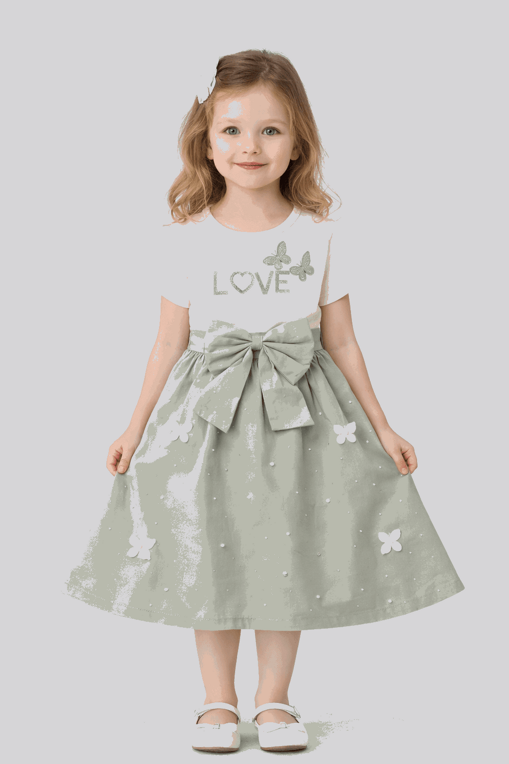 Butterfly Bow Party Dress