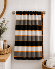 Classic Cotton Multi Stripe Bath Towel - Nishat Creative Store