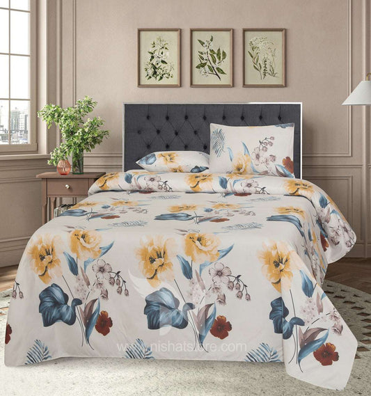 Double Bed Sheet Design NC-M 7345 - Nishat Creative Store