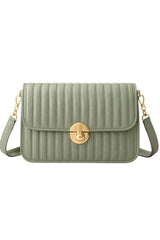 Elegant Green Pleated Crossbody Bag - Nishat Creative Store