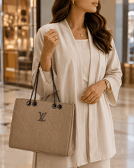 Embossed LV Monogram Tote Bag - Nishat Creative Store