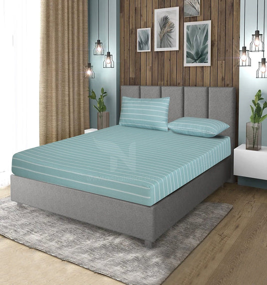 Fitted Double Bed Sheet DS# 422 - Nishat Creative Store