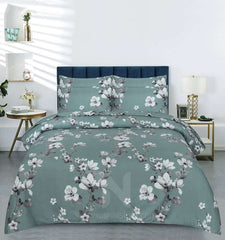 Floral Quilt Cover 6 Pcs Design 212 - Nishat Creative Store