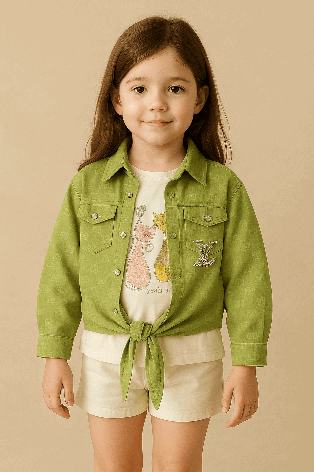 Girl Party Wear Shirt KDC 051