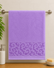 Jauqard Dyed Cotton Hand Towel (Pack of 2) - Nishat Creative Store