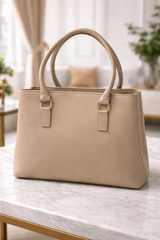 Jimmy Choo Elegant Pleated Leather – Handbag with Gold-Tone Accents - Nishat Creative Store