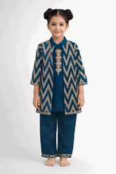 Little Princess Embroidered Fancy Suit