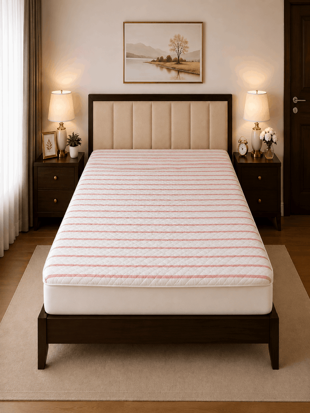 Mattress Protector Quilted Waterproof Ultra sonic NCS 122 - Nishat Creative Store