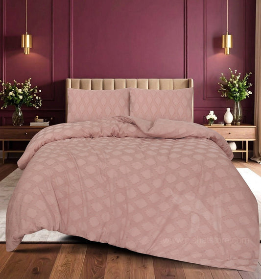 Motif Jacquard Quilt Cover 3 Pcs #266 - Nishat Creative Store