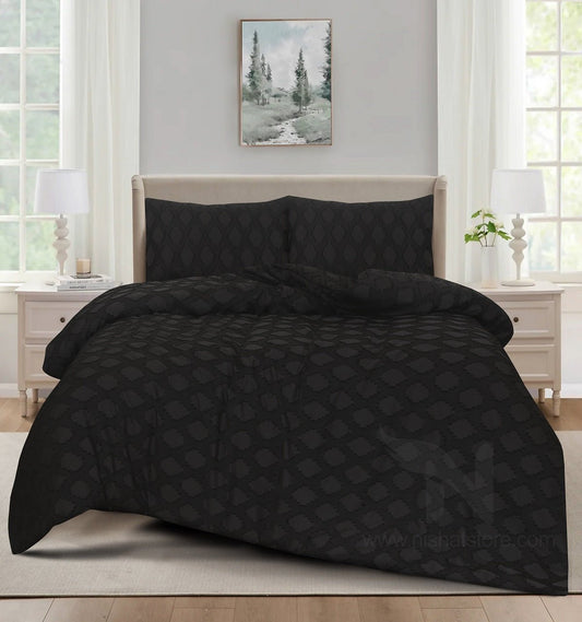 Motif Jacquard Quilt Cover 3 Pcs #274 - Nishat Creative Store